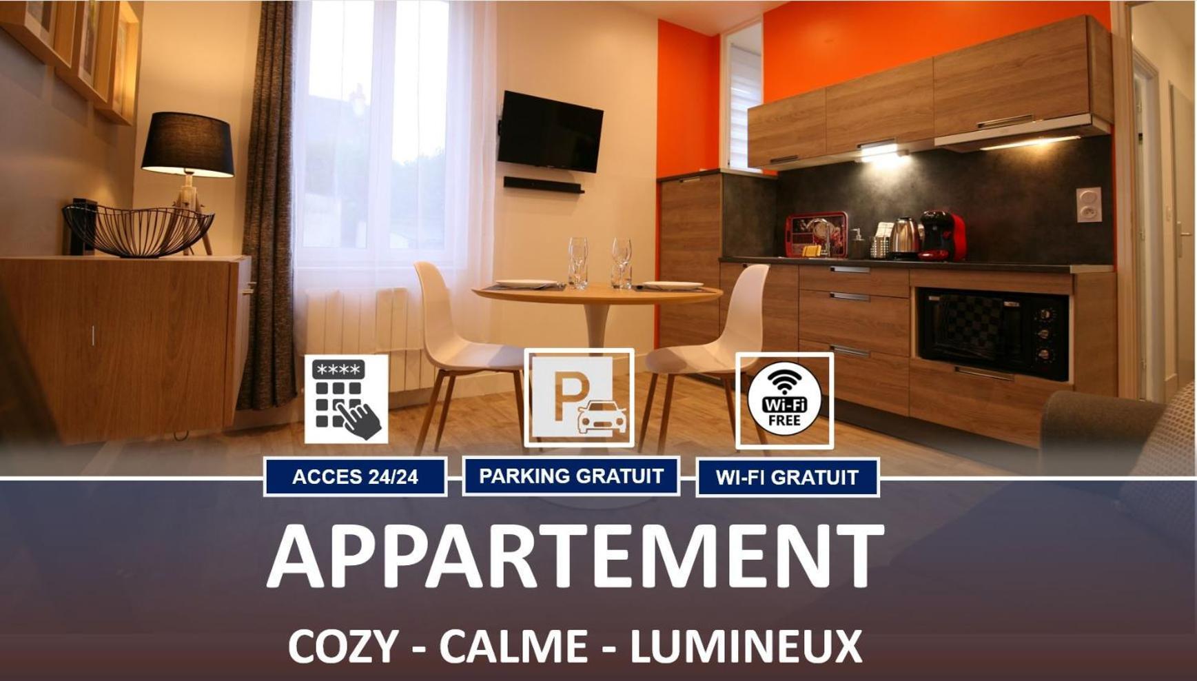 Le Faidherbe Style Appart' Hotel - Wifi Gratuit - Parking Gratuit Calme Et Lumineux 讷韦尔 外观 照片